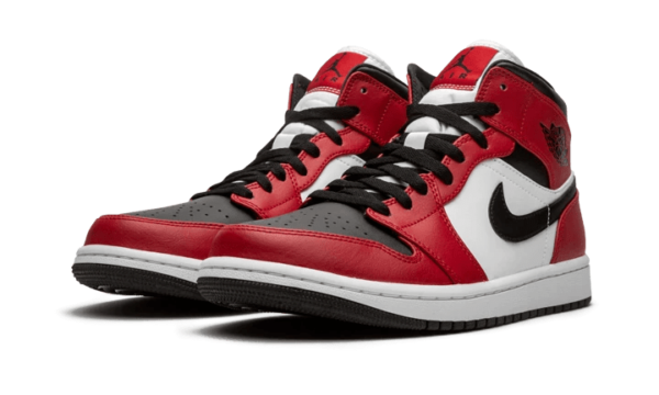 Air Jordan 1 Mid Chicago Black Toe | ג'ורדן 1 מיד