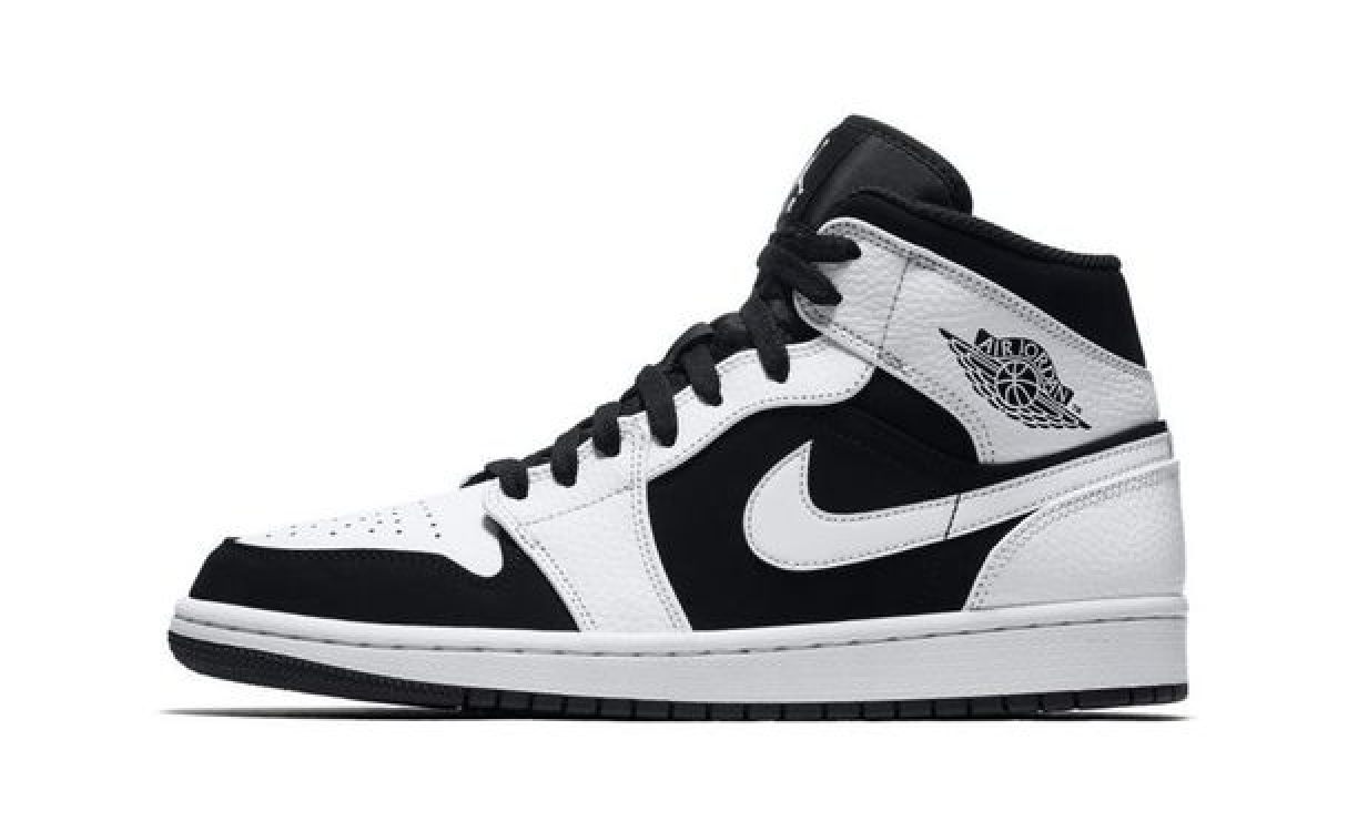 Air Jordan 1 Mid White Black | ג'ורדן 1 מיד