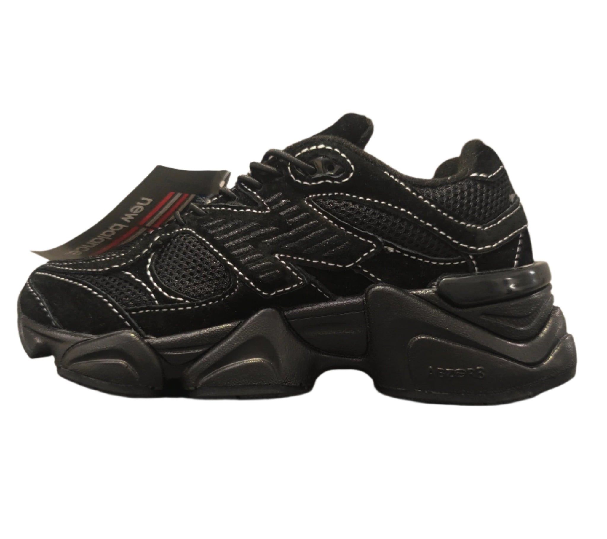 New Balance 9060 Kids Triple Black | ניו באלאנס ילדים