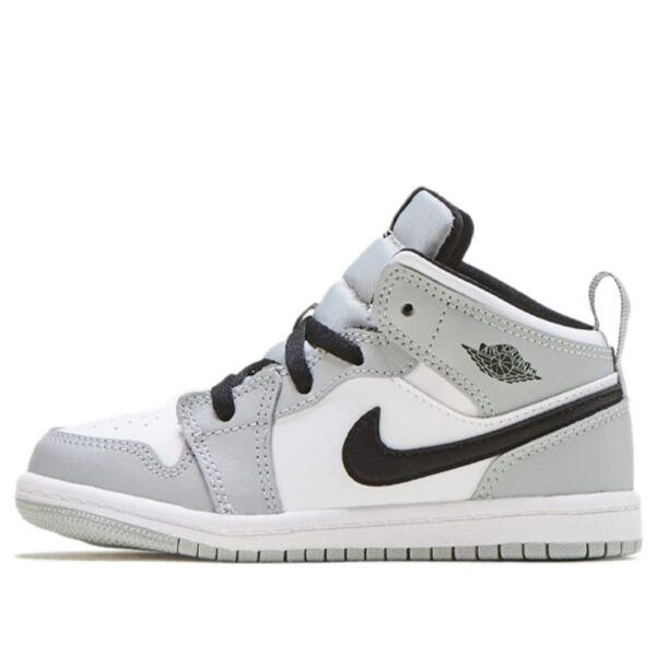 Air Jordan 1 Mid Kids Light Smoke Grey | אייר ג'ורדן ילדים