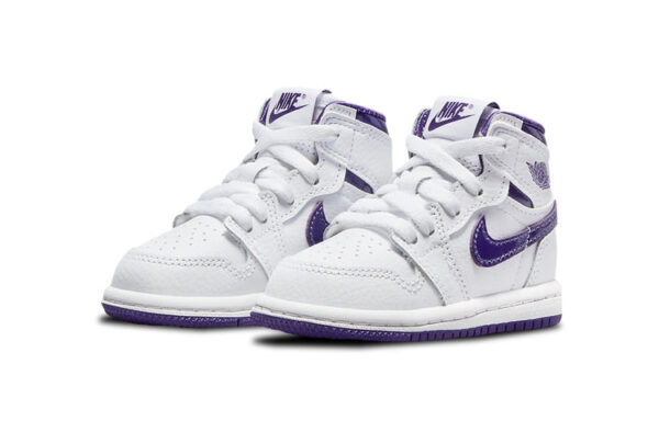 Air Jordan 1 High Kids Court Purple | אייר ג'ורדן ילדים - SneakeSpot