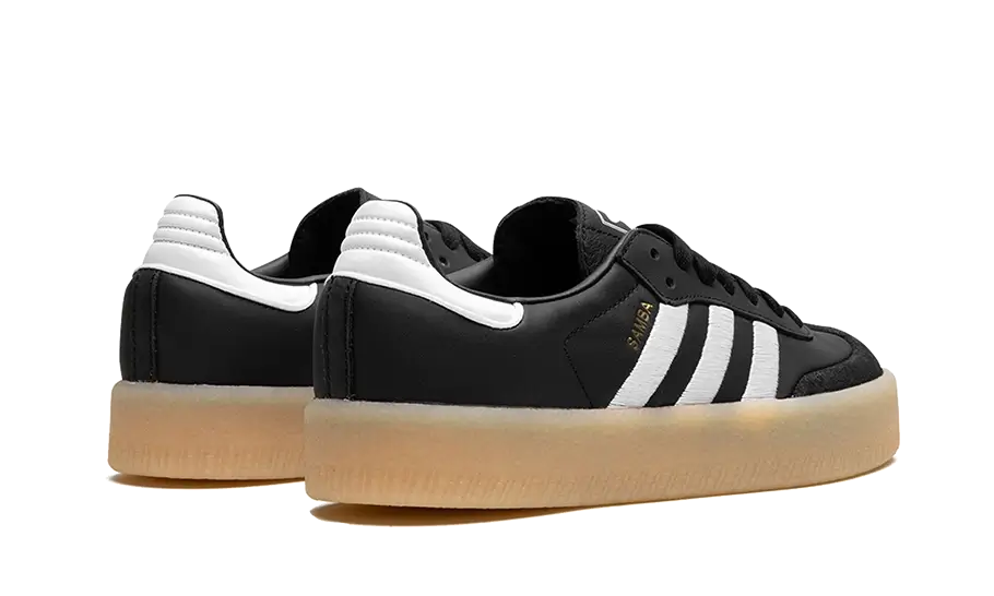 Adidas Sambae Black White Gum Platform | אדידס סמבה