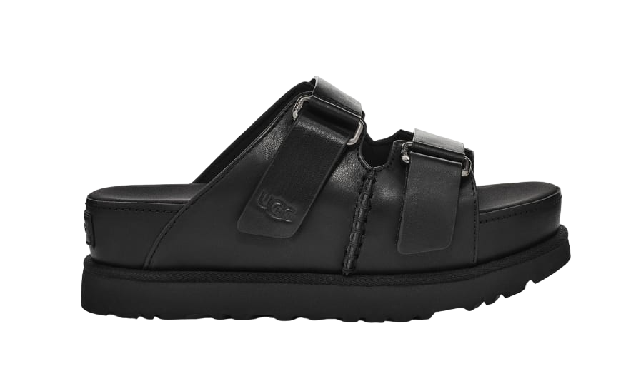 UGG Women’s Goldenstar Hi Slide Black | סנדלי אגג