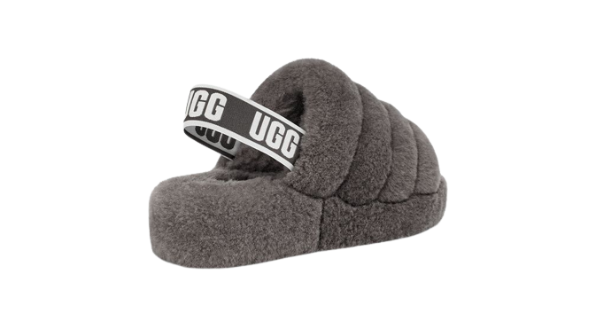 UGG Fluff Yeah Slide Grey | כפכפי אגג