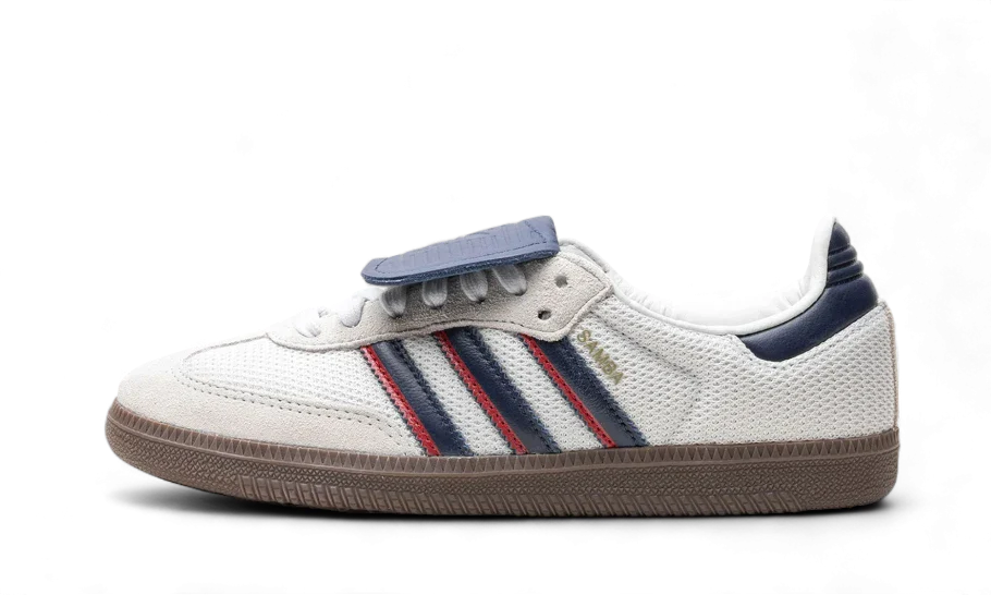 Adidas Samba LT Crystal White Dark Blue Gum | אדידס סמבה