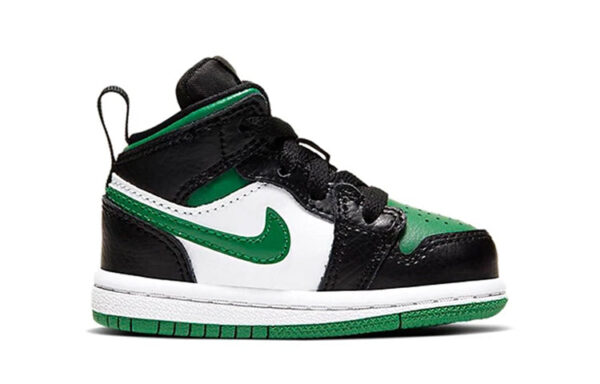Air Jordan 1 Mid Kids Black Pine Green | אייר ג'ורדן ילדים