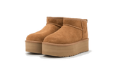 UGG CLASSIC ULTRA MINI PLATFORM CHESTNUT | מגפי אגג