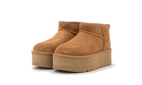 UGG CLASSIC ULTRA MINI PLATFORM CHESTNUT | מגפי אגג