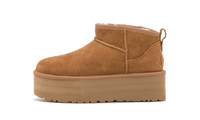 UGG CLASSIC ULTRA MINI PLATFORM CHESTNUT | מגפי אגג