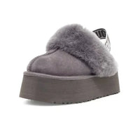 UGG Funkette Platform Grey | כפכפי אגג