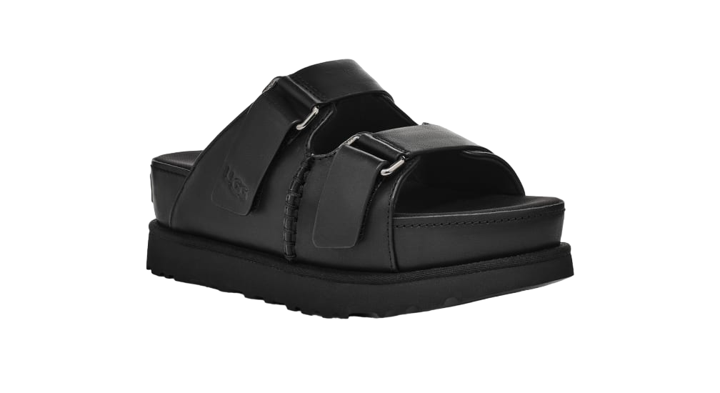 UGG Women’s Goldenstar Hi Slide Black | סנדלי אגג