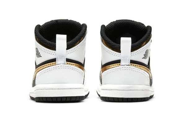 Air Jordan 1 Mid Kids White Gold | אייר ג'ורדן ילדים