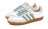 Adidas Samba OG Cloud White Silver Green | אדידס סמבה