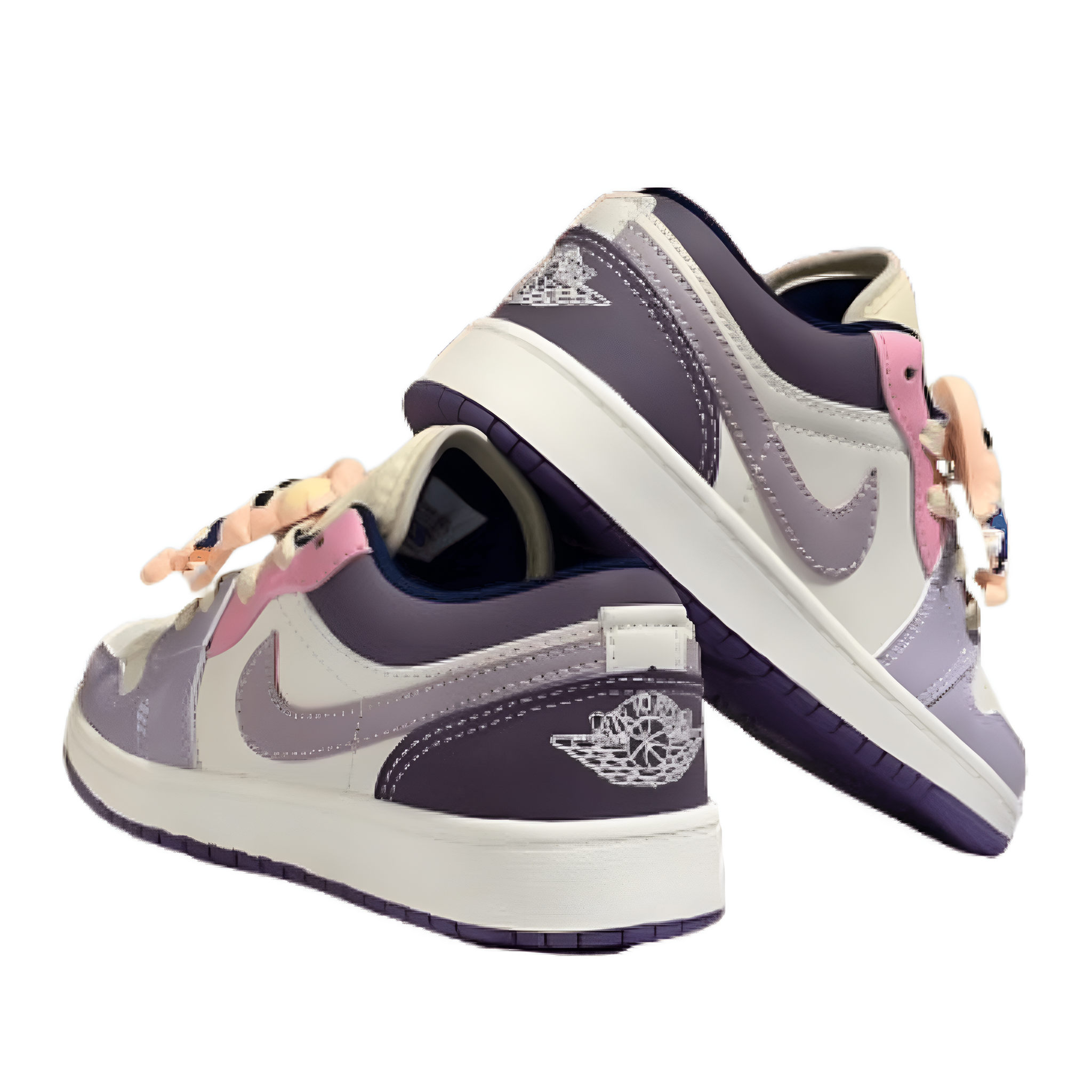 Nike Jordan Low Top First Generation Kids Purple Beige | אייר ג'ורדן ילדים