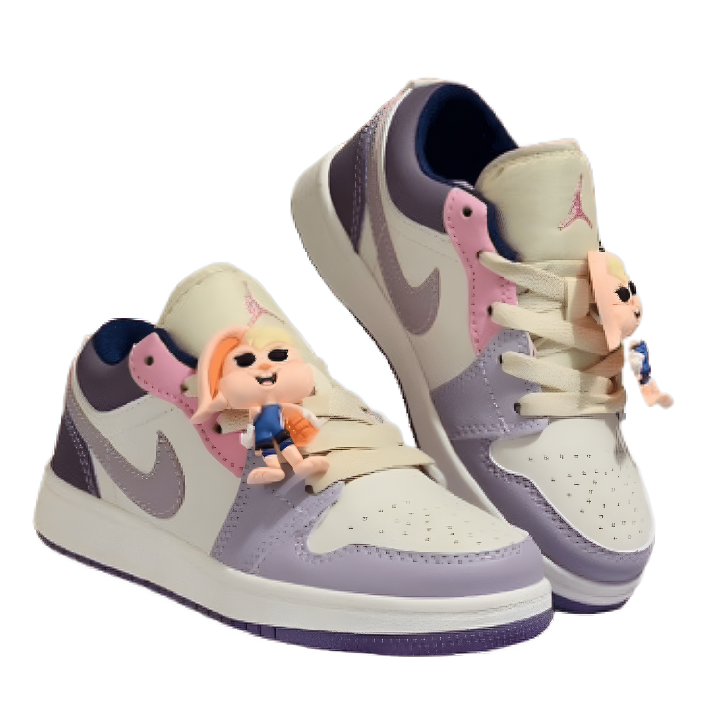 Nike Jordan Low Top First Generation Kids Purple Beige | אייר ג'ורדן ילדים
