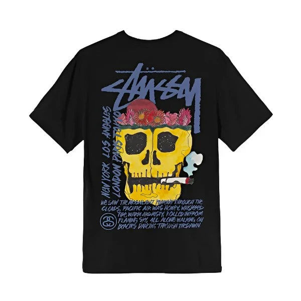 Stussy T-shirt Smokin Skull | חולצת סטוסי