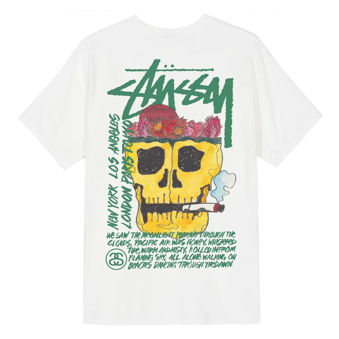 Stussy T-shirt Smokin Skull | חולצת סטוסי